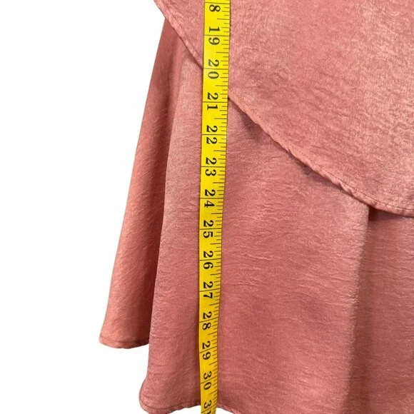 Show Me Your Mumu Copper Ruffle Romper Size Small